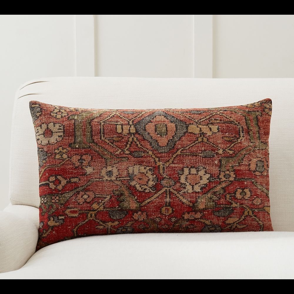 Pottery Barn Aluma Printed Lumbar Pillow Cover
